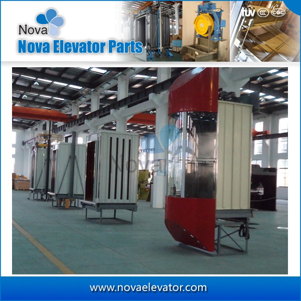 800kg 1000kg Customized Elevators Components, Panoramic Elevator