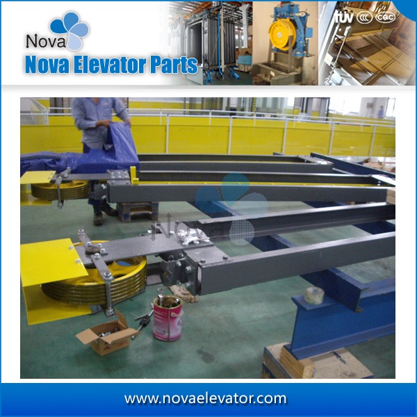 Roping 11 and 21 Lift Balance Counterweight Frame for Cargo Elevators