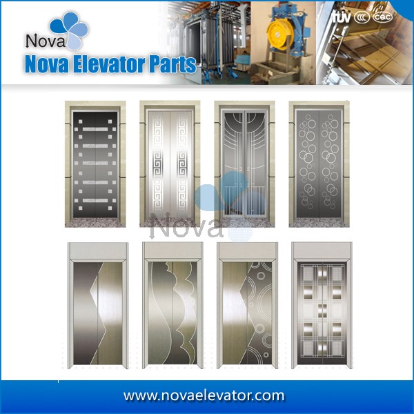 Standard Hairline Stainless Steel Elevator Door Panel, Lift Components