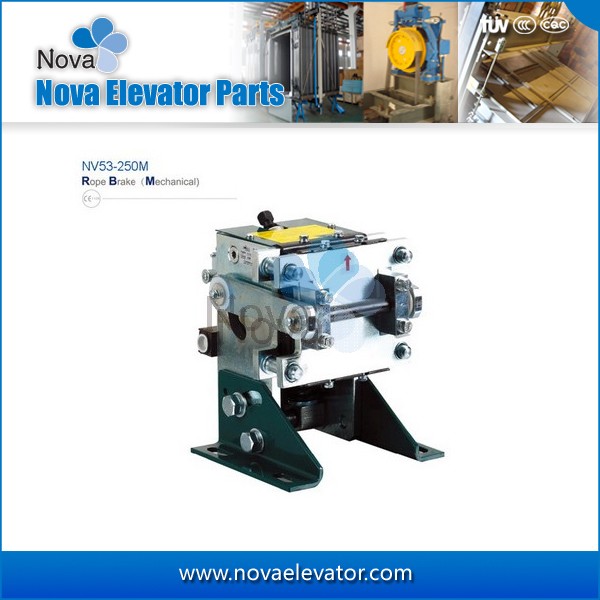 NV53250M (Mechanical) Elevator Rope Gripper, Elevator safety parts